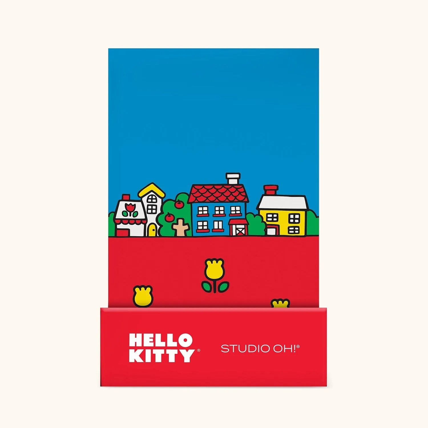 Hello Kitty x Studio Oh! Retro Red Mini Notebook Trio notatbøker