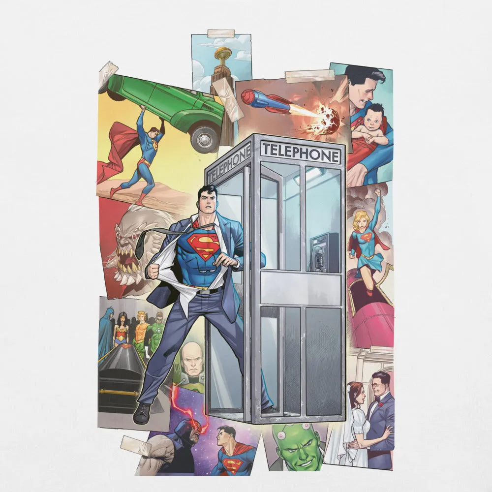 Batman SUPERMAN Mythos T-skjorte svart