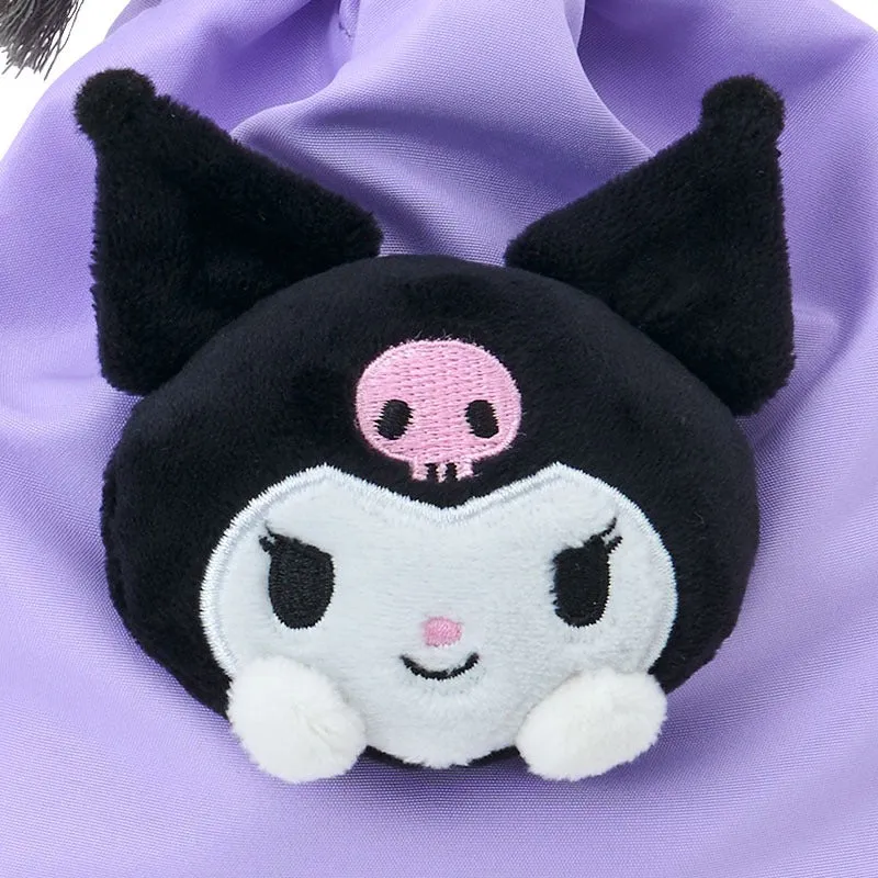 Hello Kitty Kuromi Face Plush snørepung til reise