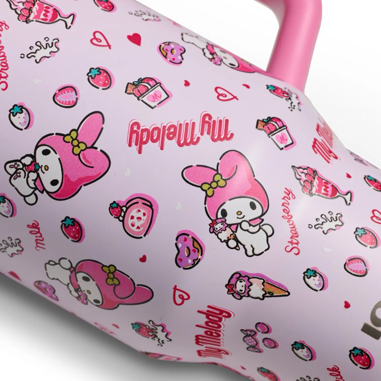 Hello Kitty My Melody x Igloo 50th Anniversary reisekopp 32 oz rosa lekkasjesikkert lokk