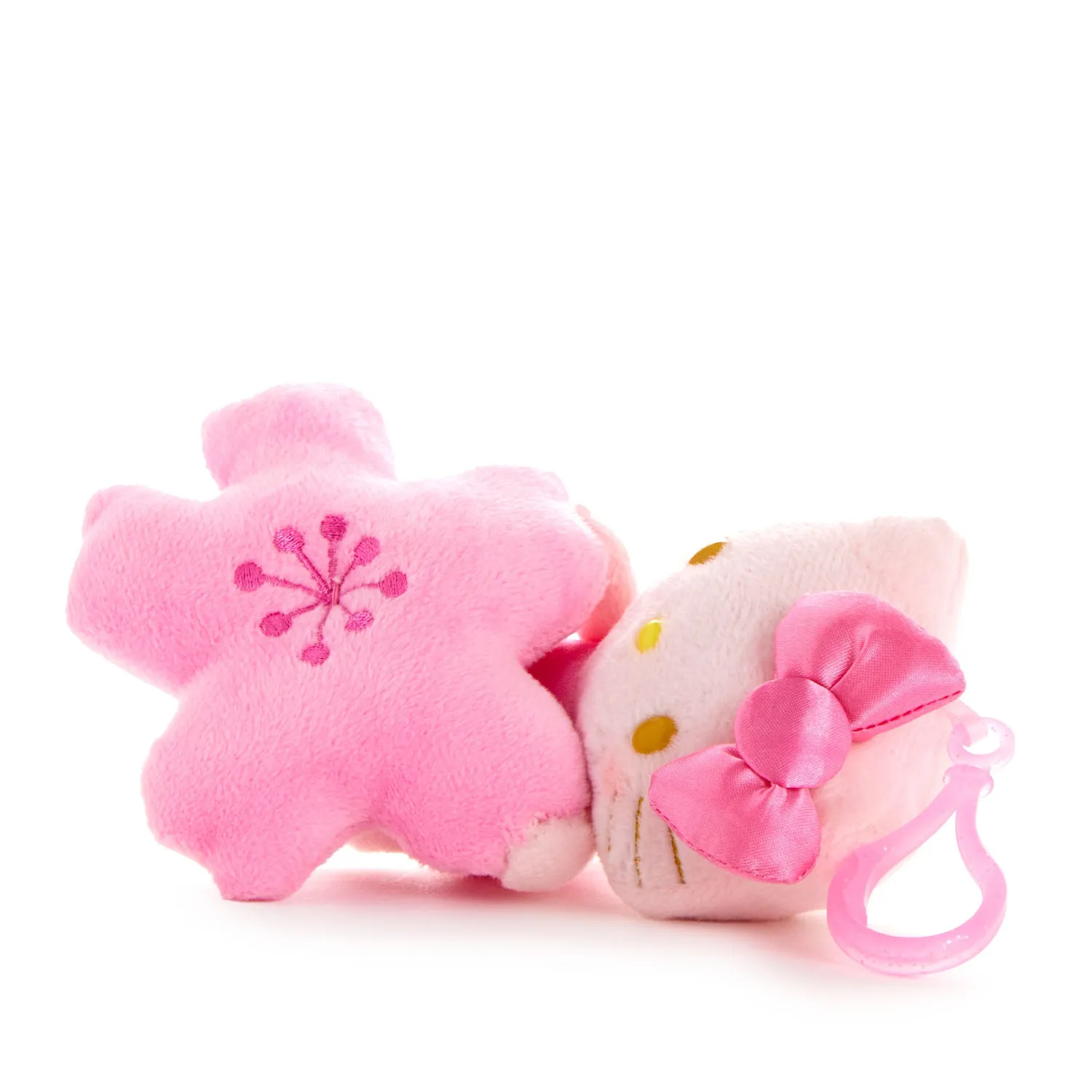 Hello Kitty Blushing Sakura plysjmaskot med klype