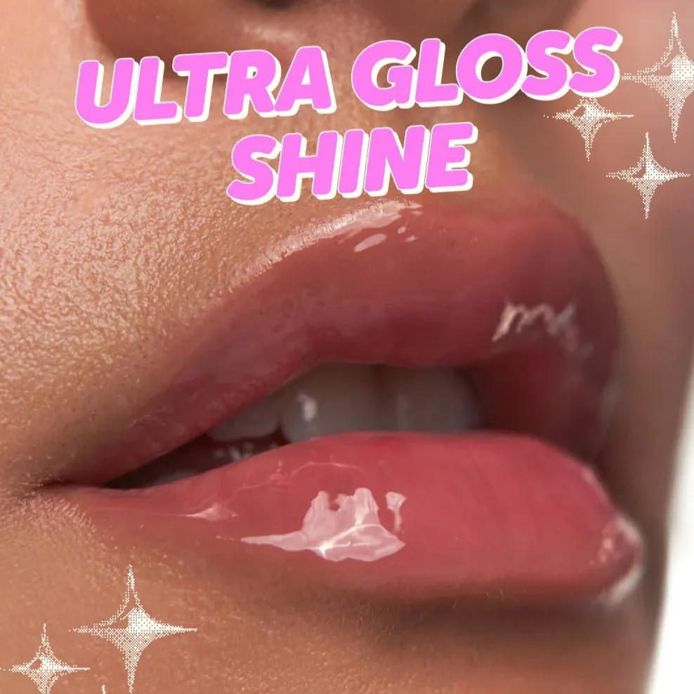 Hello Kitty Kuromi x The Crème Shop Gloss Jelly Tinted Peptide Lip Glaze Apricot lipgloss
