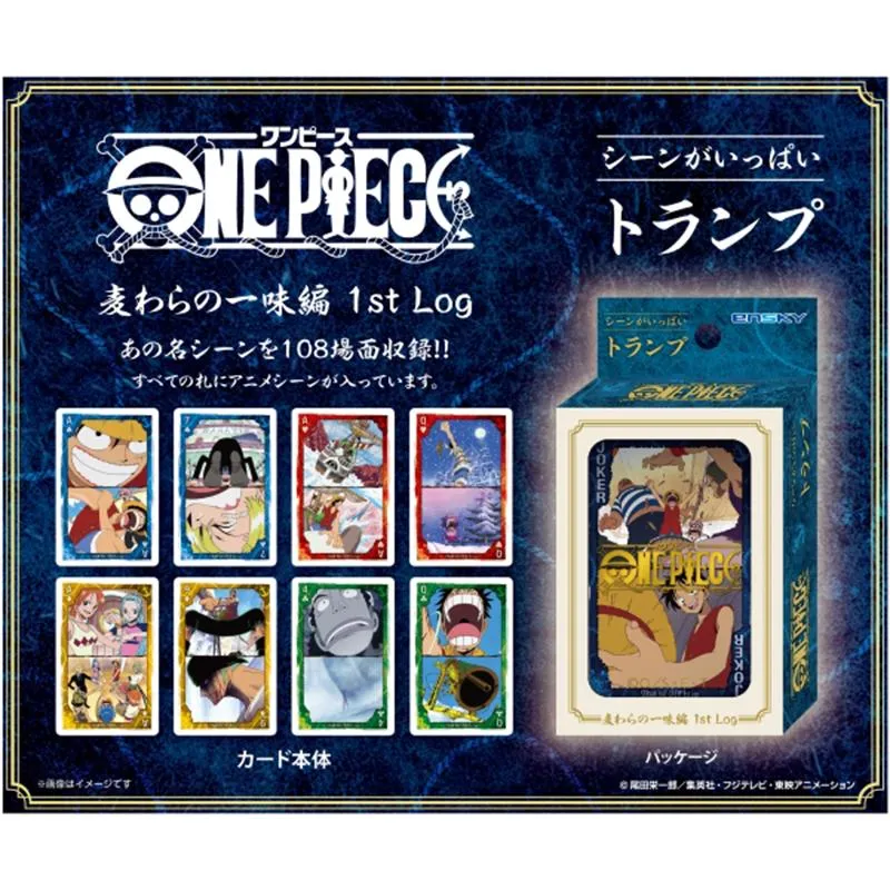 Neo Tokyo One Piece Playing Cards Strawhat Crew Ver. 1st Log spillekort