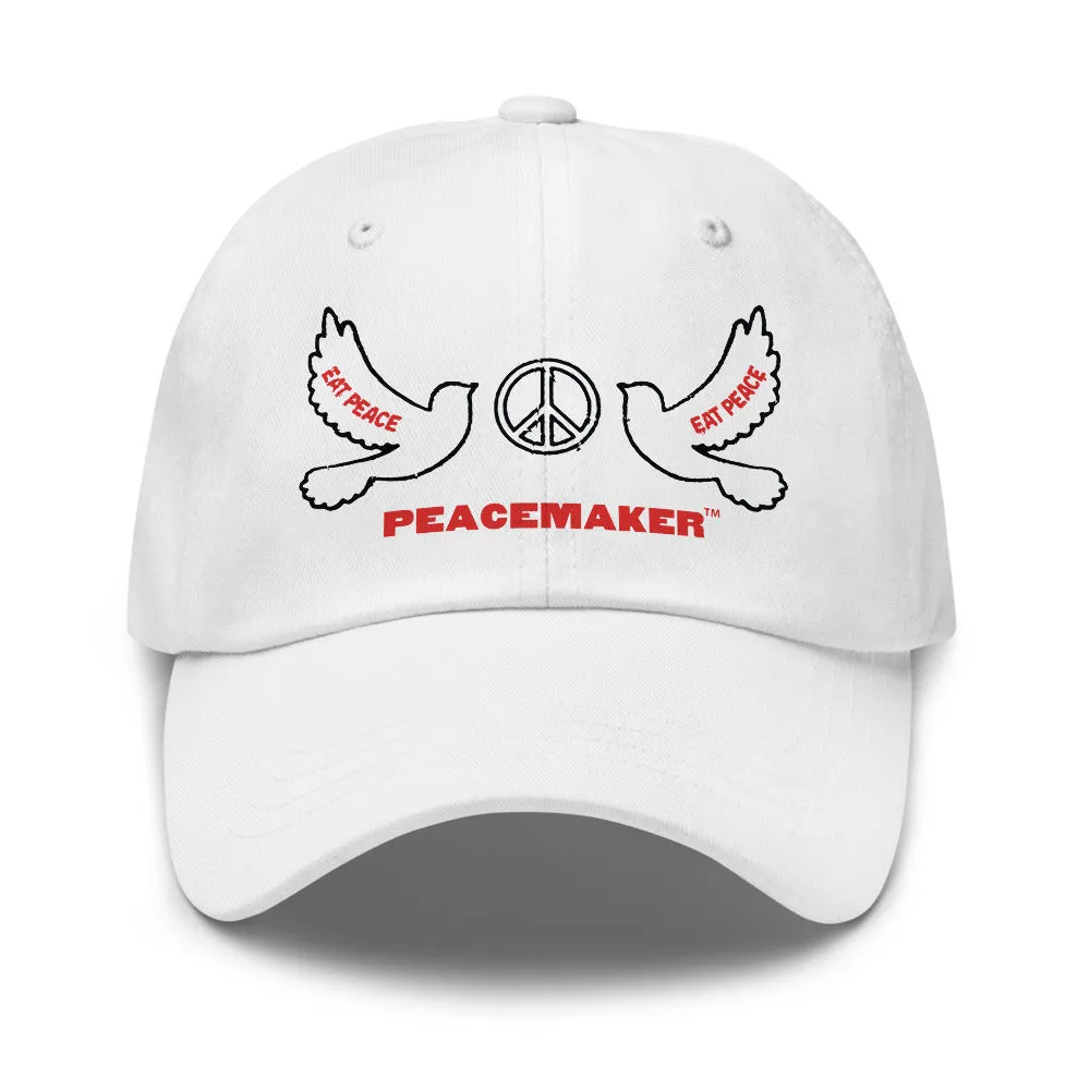 Batman PEACEMAKER Eat Peace Dad Hat svart bomull