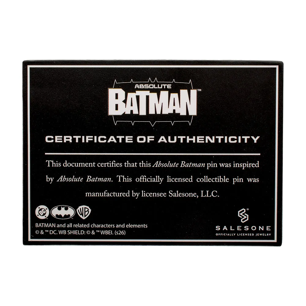 Absolute Batman Battle Axe samlerpin med avtakbare magneter