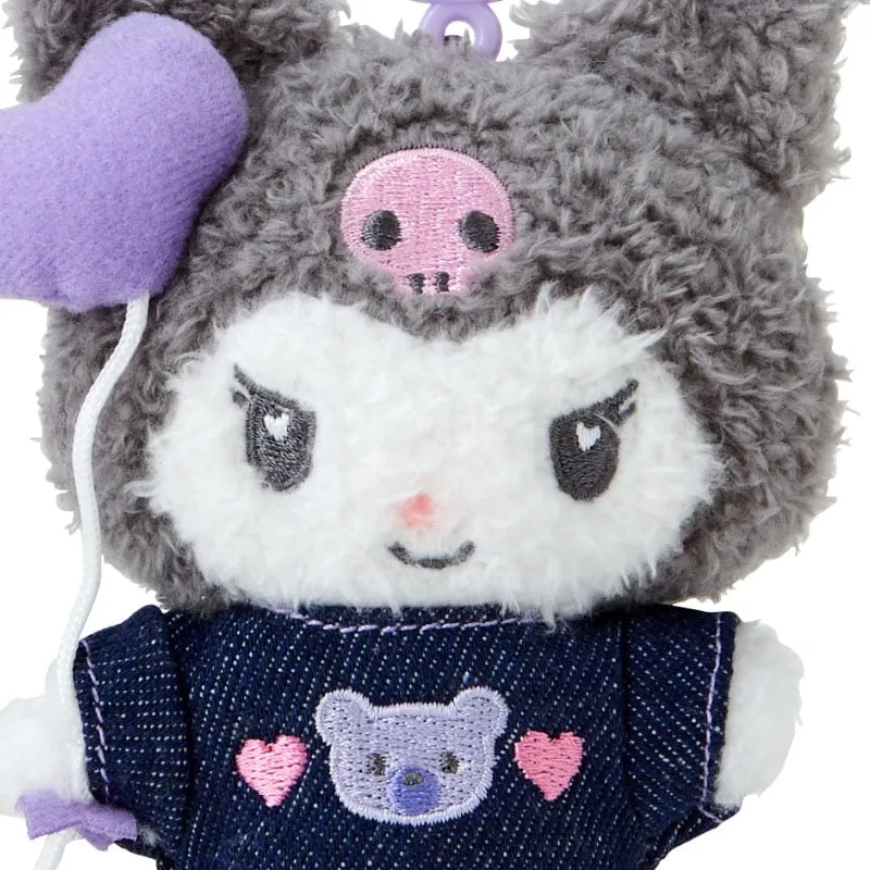 Hello Kitty Denim Patch Series Kuromi nøkkelringmaskot med klips