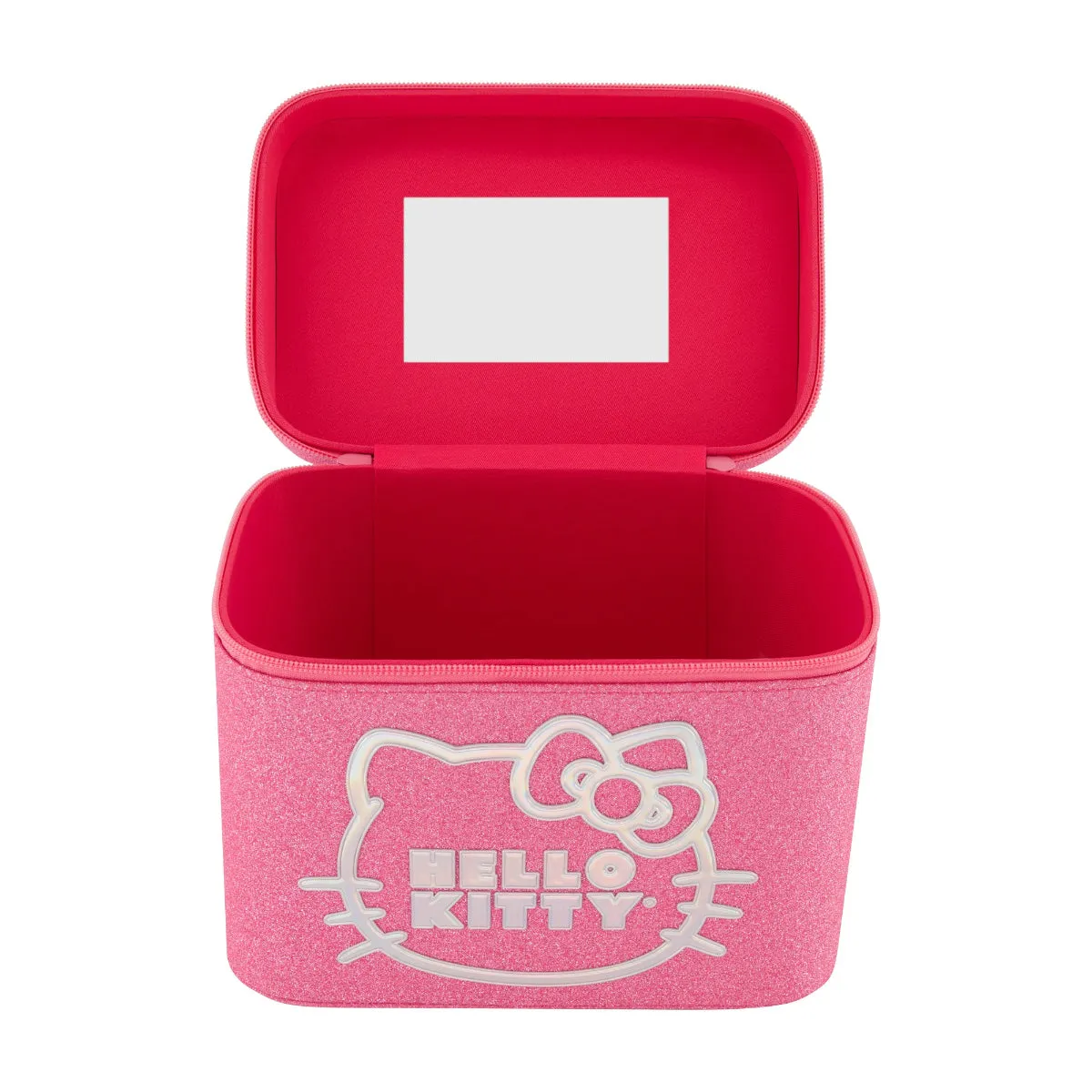 Hello Kitty x FUL Travel Cosmetic Case sminkepung rosa med speil