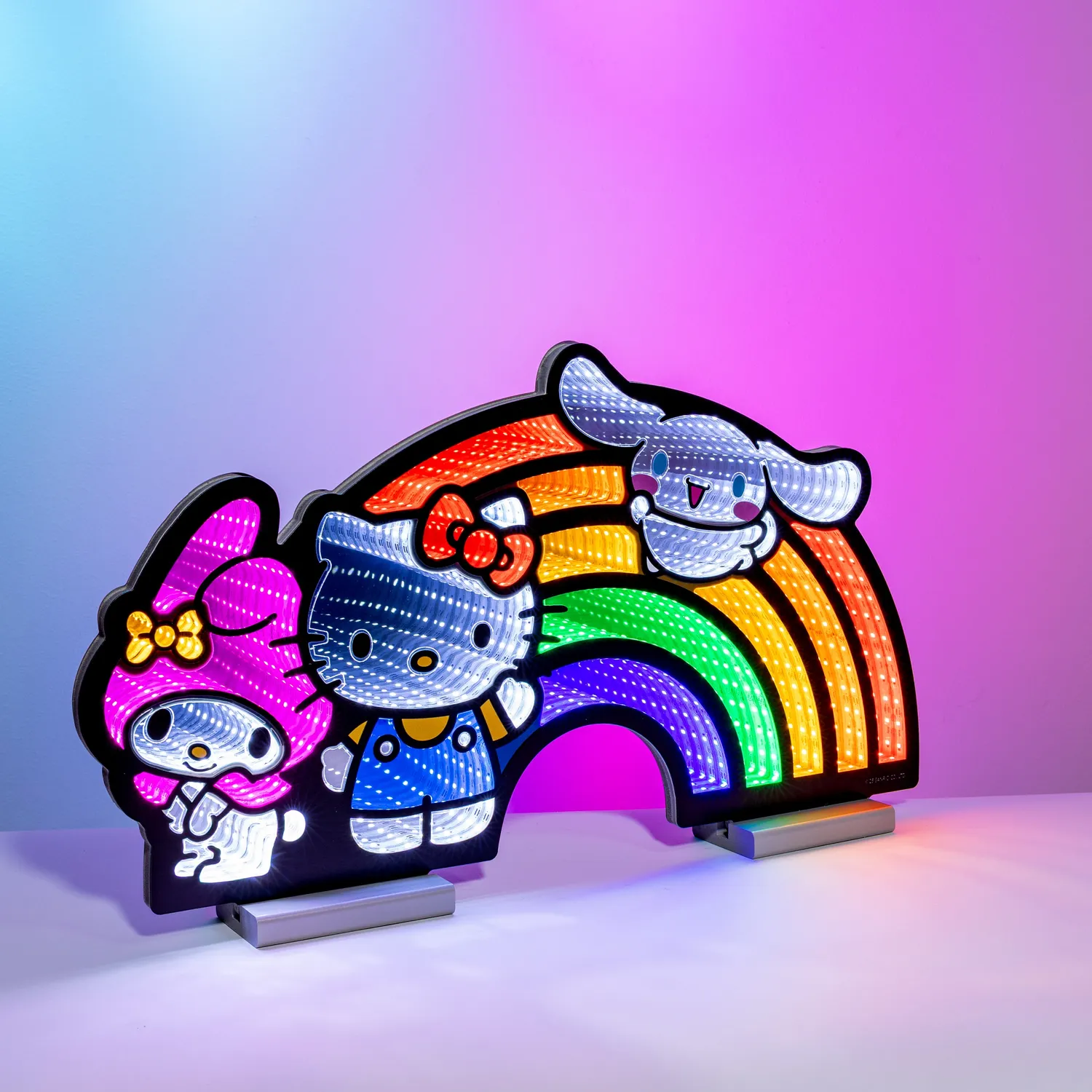 Hello Kitty and Friends 24" Rainbow Ekkolight Infinity Light LED-lys