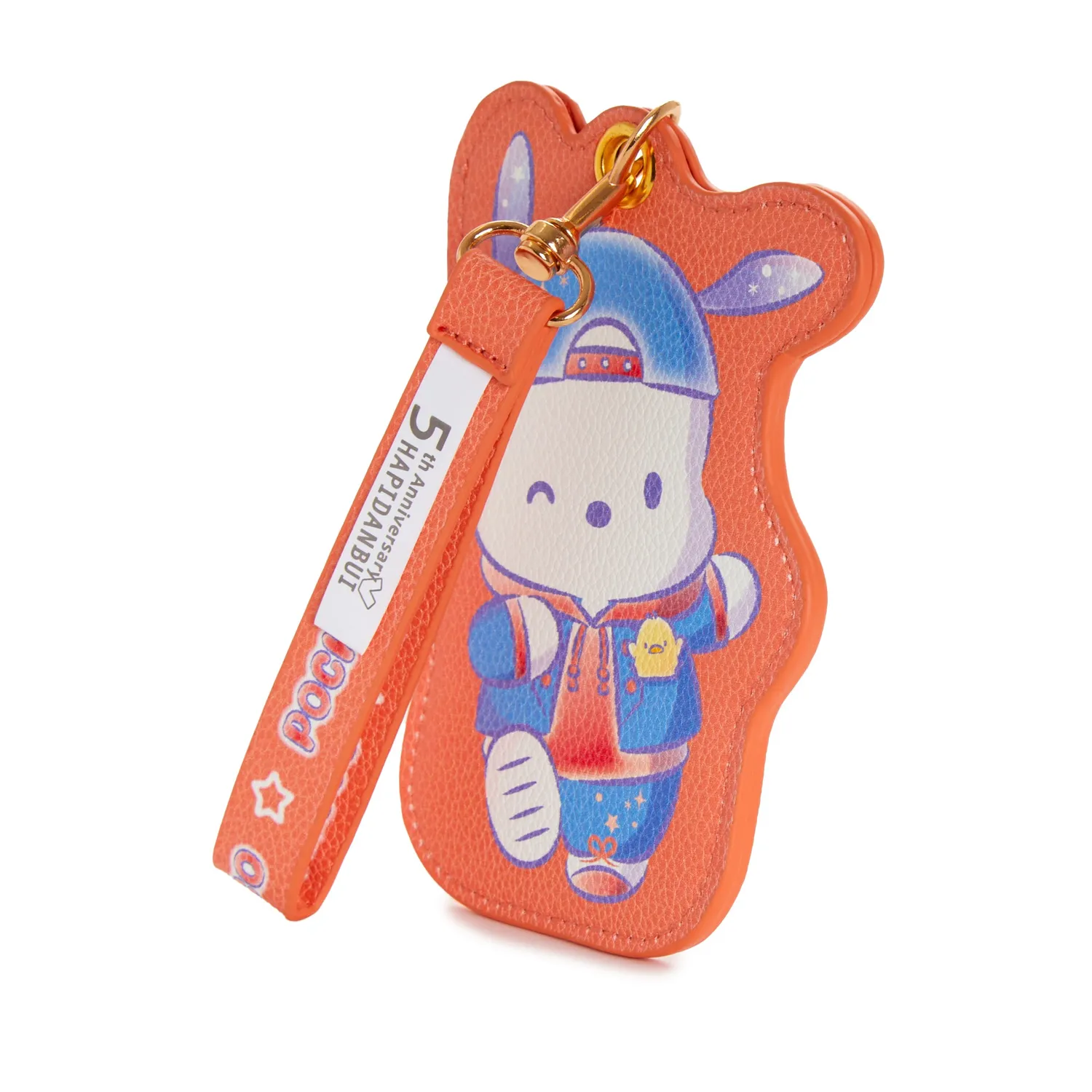 Hello Kitty Hapidanbui Boy Band Pochacco ID Badge Holder kortholder