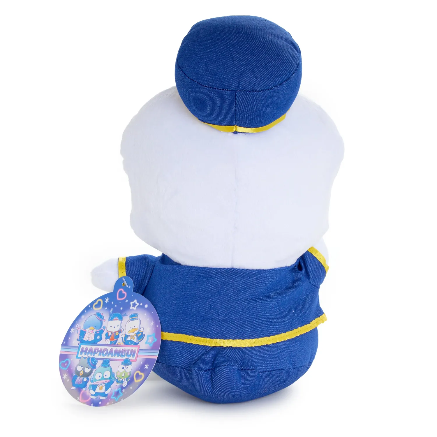 Hello Kitty Hapidanbui Pekkle 8” plysjbamse med hatt og dress