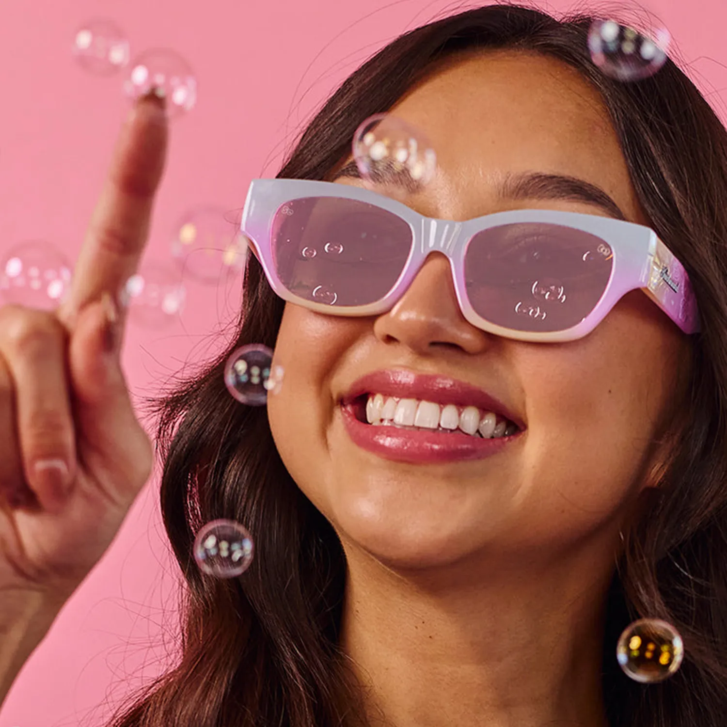 Hello Kitty Knockaround Junipers 50th Anniversary solbriller rosa polariserte