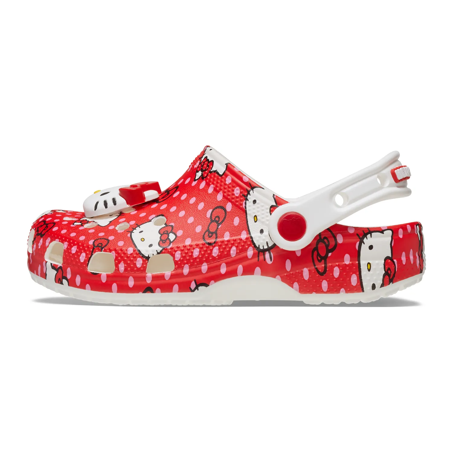 Hello Kitty x Crocs Toddler Red Classic Clog rød C4–C10