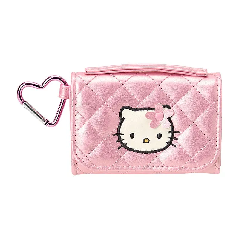 Hello Kitty Mini Quilt Series Pink Coin Purse rosa myntpung
