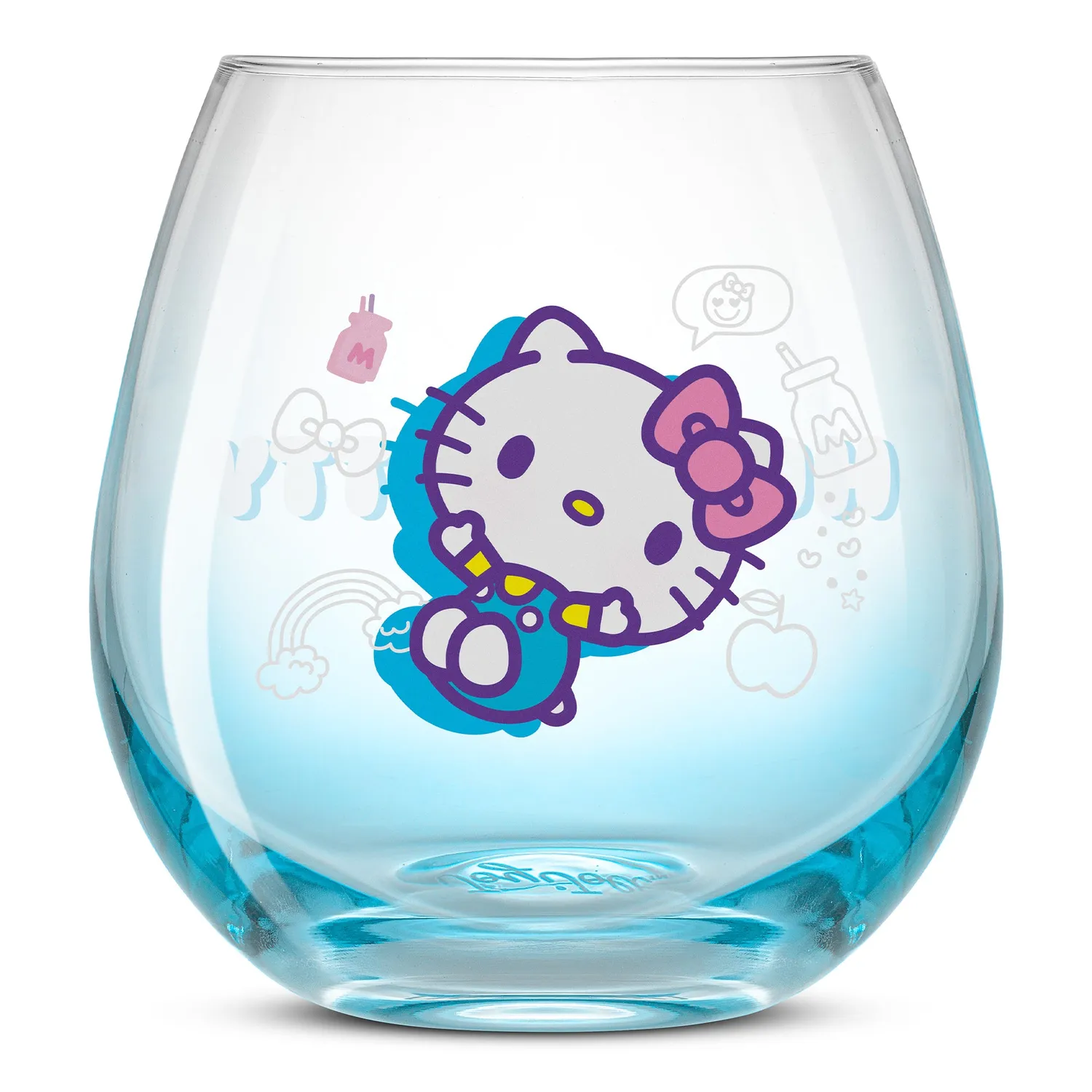 Hello Kitty and Friends Above the Clouds glass uten stett 4-pakning