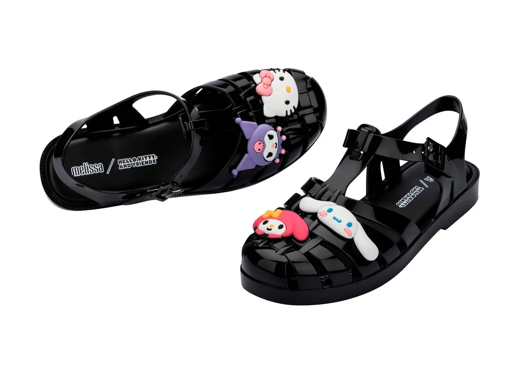 Hello Kitty and Friends Melissa Possession gelésandaler Black str. 5–10