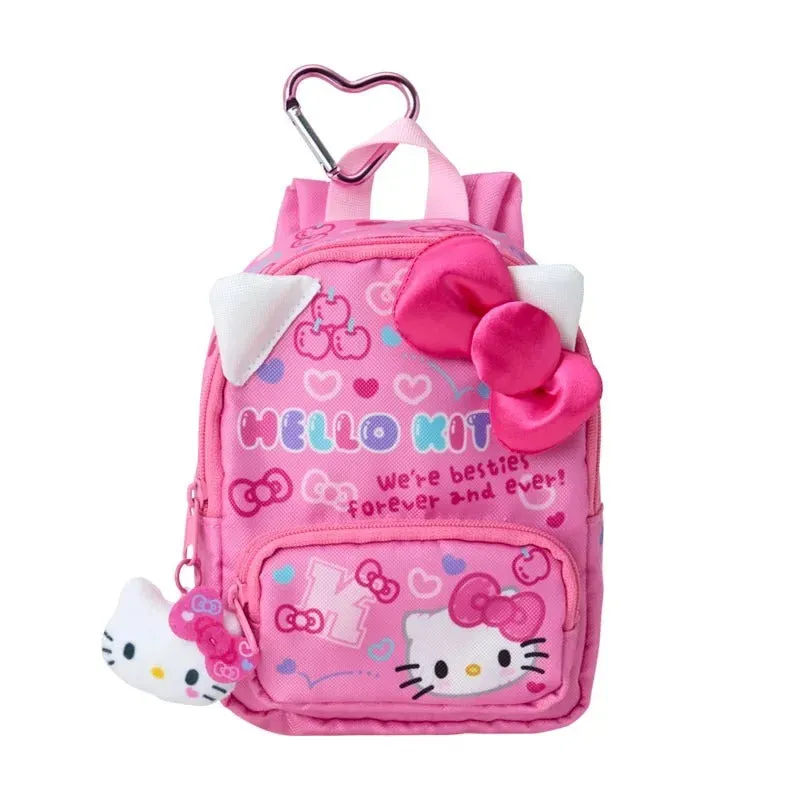 Hello Kitty Sparkling School mini veskeanheng med glidelås