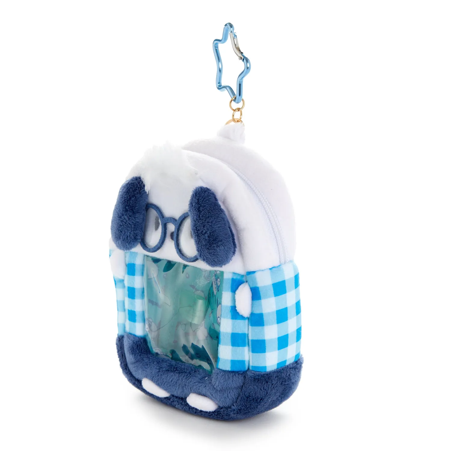 Hello Kitty Pochacco Mini Zipper Pouch (Glasses Series) minipung med karabinkrok