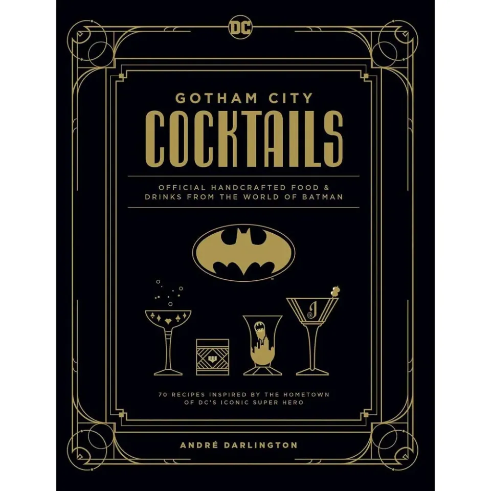 Batman Gotham City Cocktails kokebok innbundet 70 drinkoppskrifter