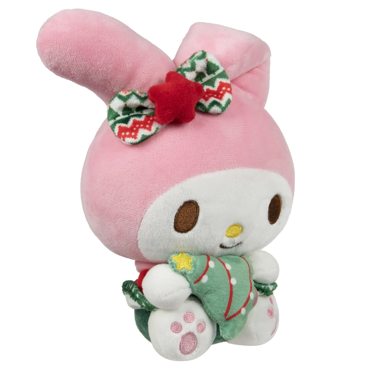 Hello Kitty My Melody 8" Holiday Plush X-Mas Tree plysjbamse 20 cm