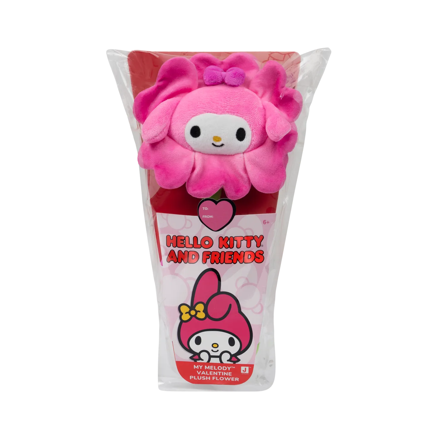 Hello Kitty and Friends My Melody plysjblomst 14 tommer ombre rosa