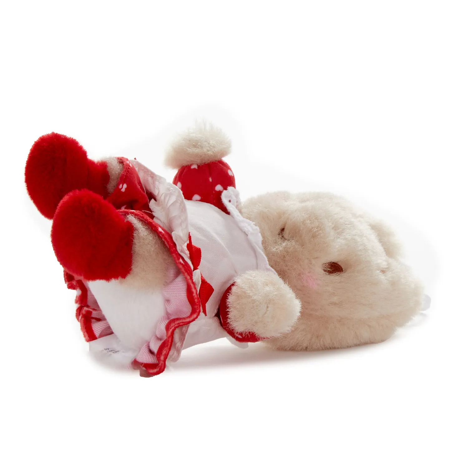 Hello Kitty Marroncream Plush Mascot Clip kosebamse