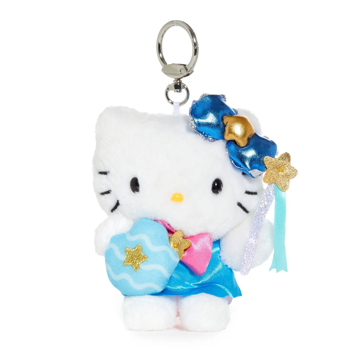 Hello Kitty Zodiac Series Aquarius Plush Keychain nøkkelring vannmann 2025