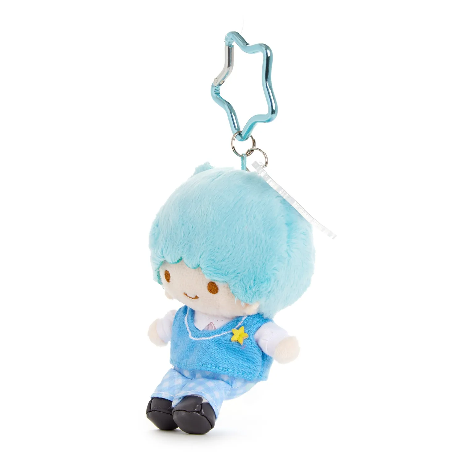Hello Kitty LittleTwinStars Kiki Uniform Check Plush Mascot Keychains 50th Anniversary plysjanheng