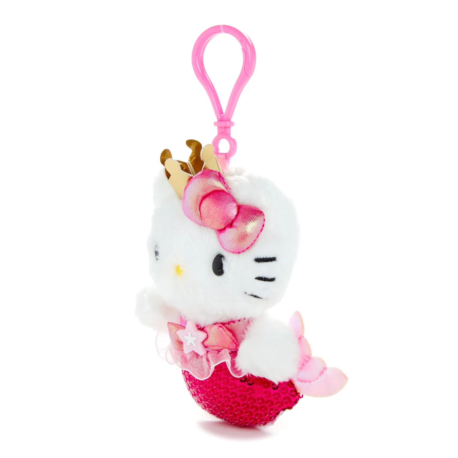 Hello Kitty Mermaid Shimmer Series Plush Mascot Clip plysjklips havfrue