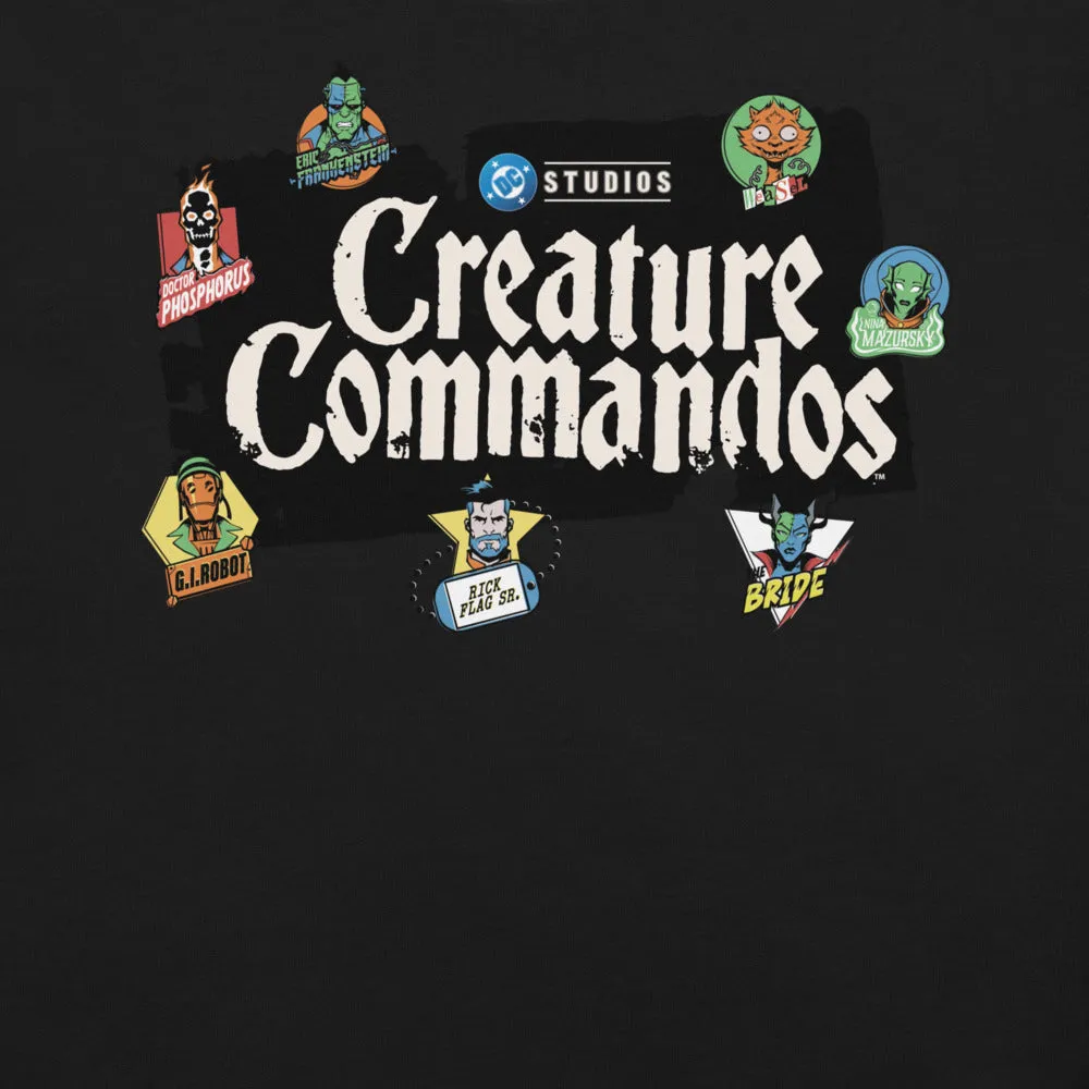 Batman Creature Commandos Roll Call t-skjorte
