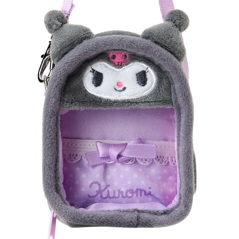 Hello Kitty Kuromi Plush Carrying Case plysjetui