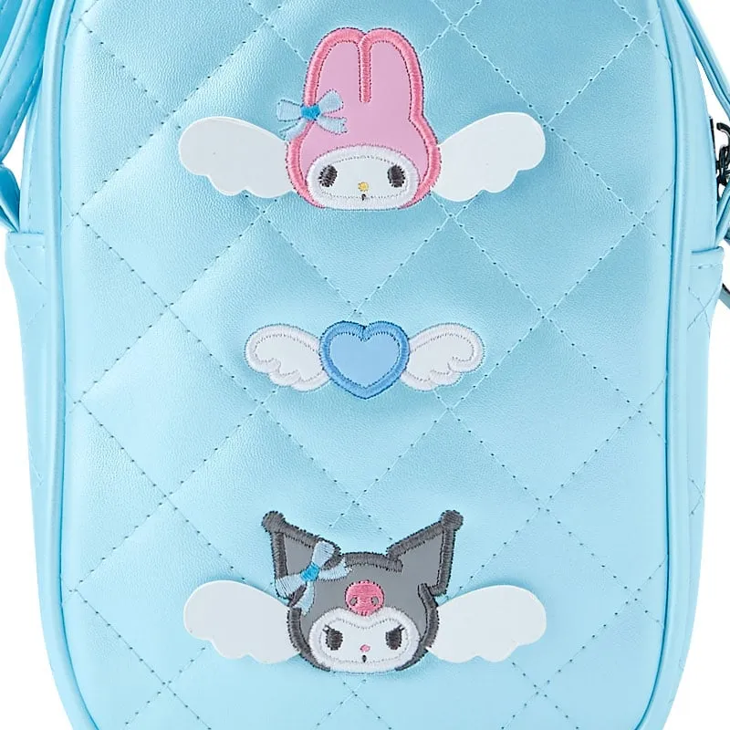 Hello Kitty Dreaming Angel Series Pt 2 Mini Crossbody-veske 5 × 1,5 × 8" quiltet