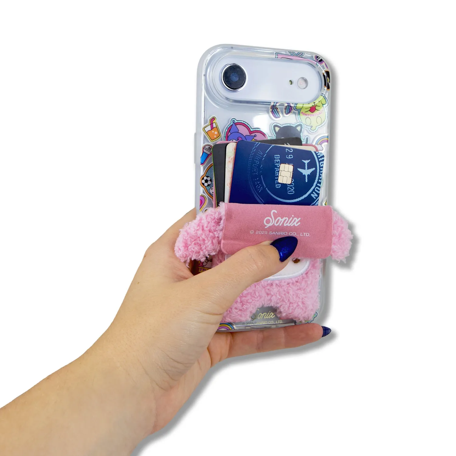 Hello Kitty My Melody Magnetic Plush Wallet MagSafe-lommebok
