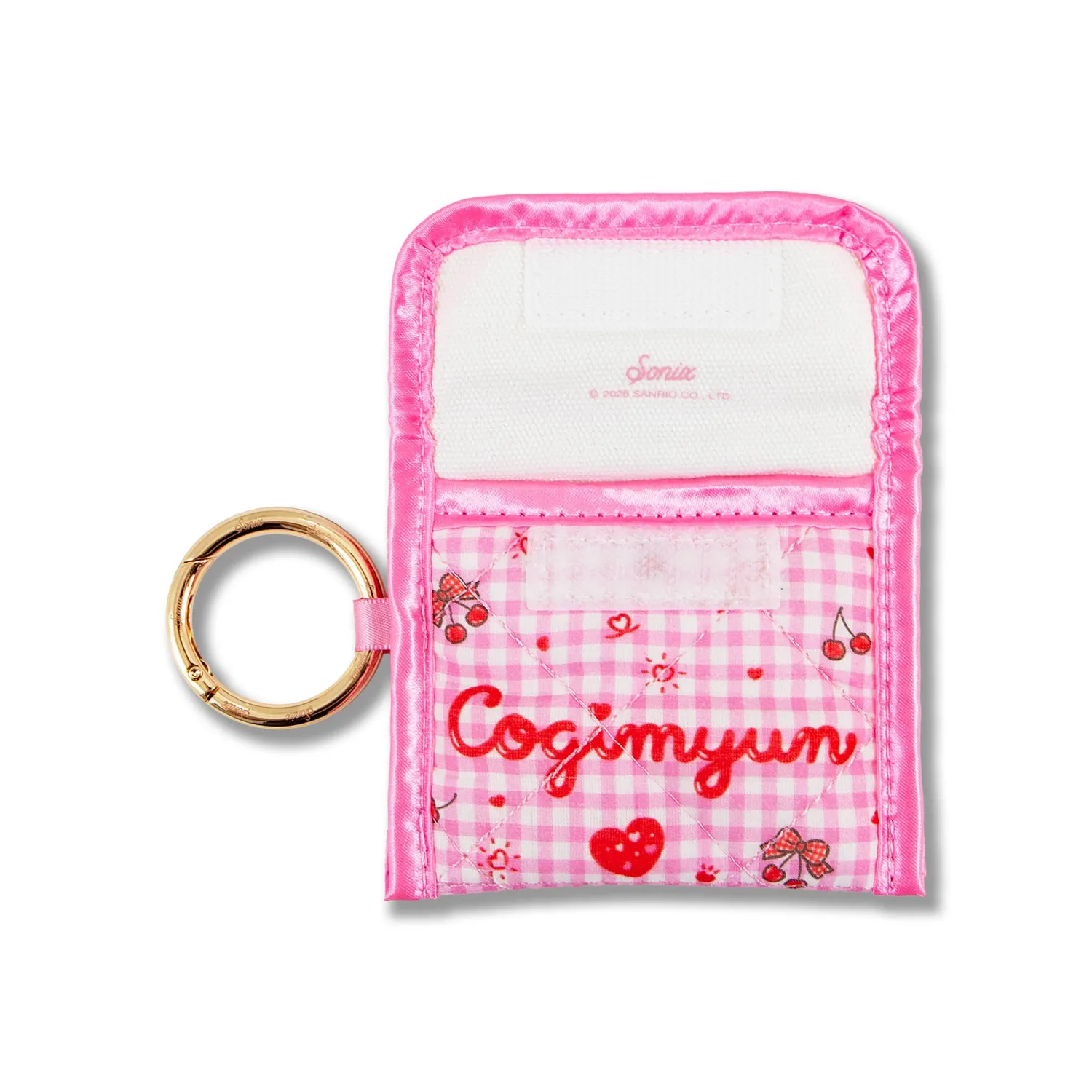 Hello Kitty Cogimyun x Sonix Ear Bud Pouch øreproppetui rosa quiltet
