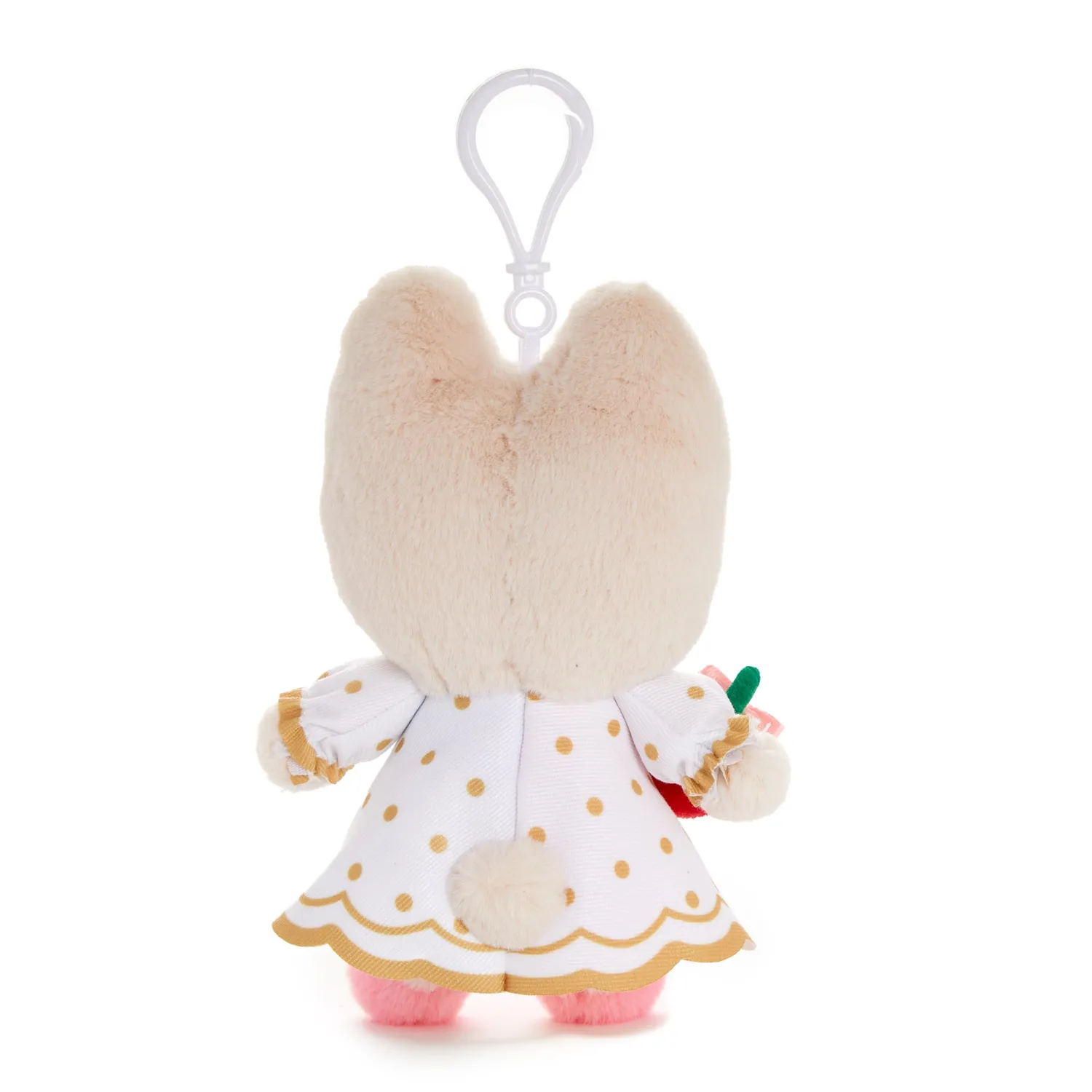 Hello Kitty Strawberry Rainbow Marroncream maskotklips plysj