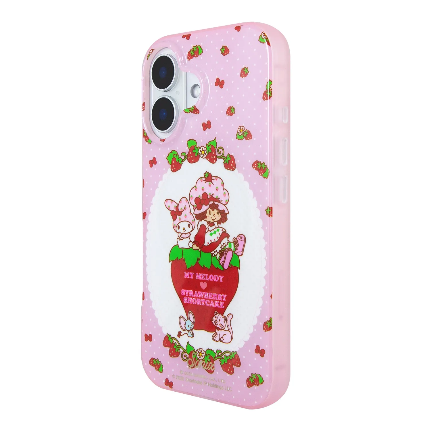 Sonix My Melody x Strawberry Shortcake iPhone-deksel rosa