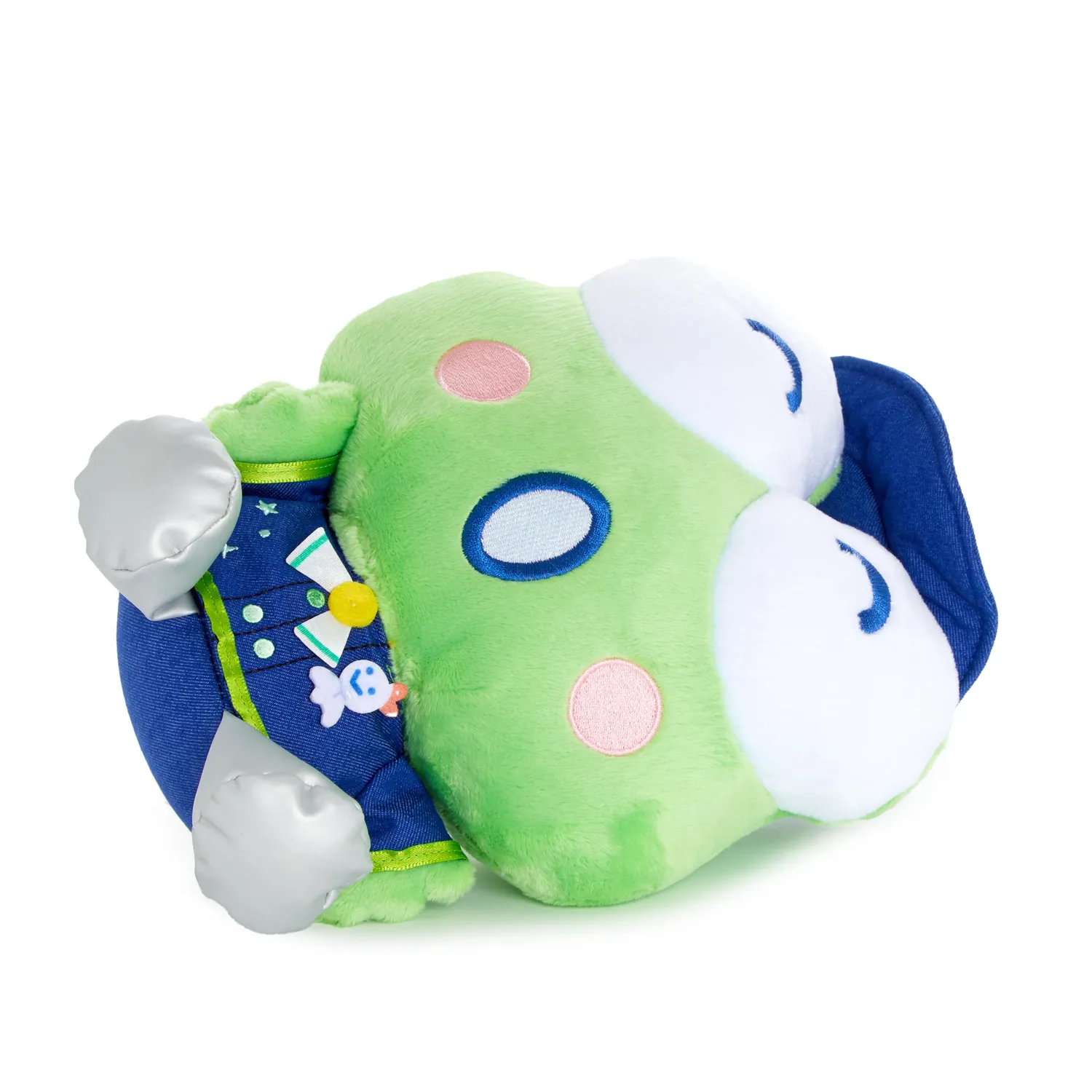 Hello Kitty Hapidanbui Boy Band Keroppi plysjbamse 8″ – sittende