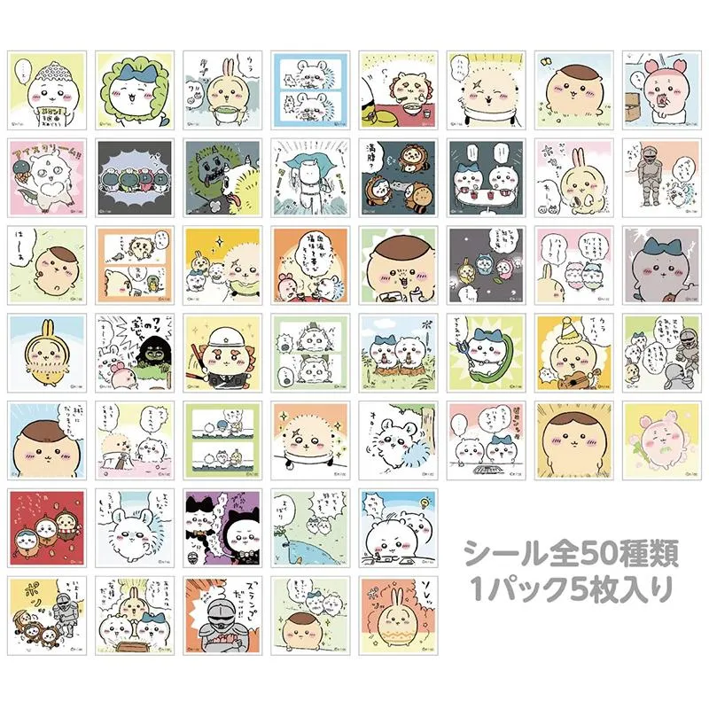 Neo Tokyo Chiikawa Trading Sticker Collection 3 klistremerker 5 stk tilfeldig