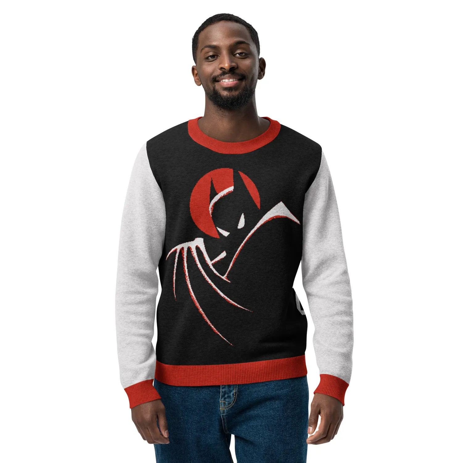 Batman: The Animated Series klassisk strikkegenser unisex