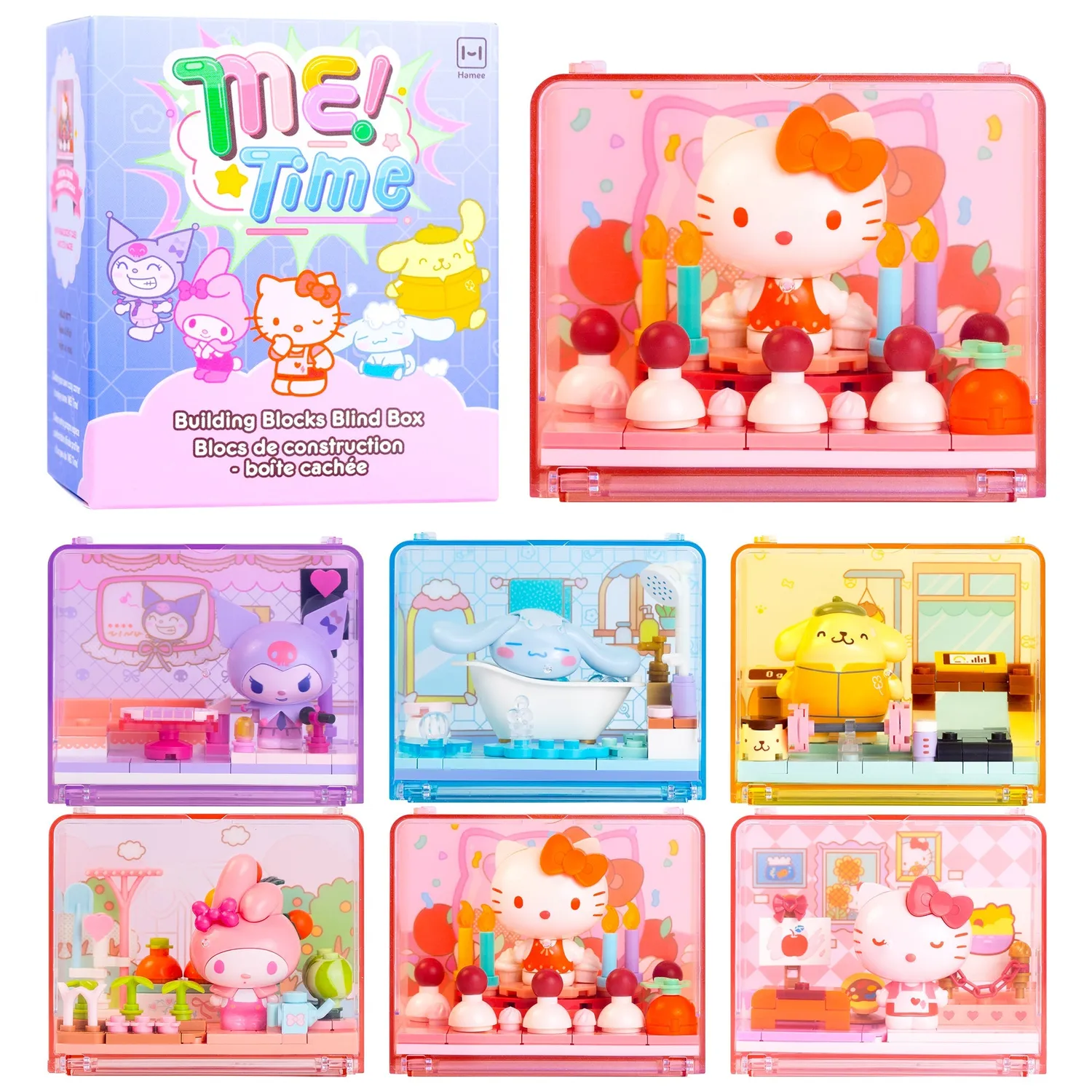 Hello Kitty and Friends Building Blocks Blind Box (Me Time) byggeklosser blindboks