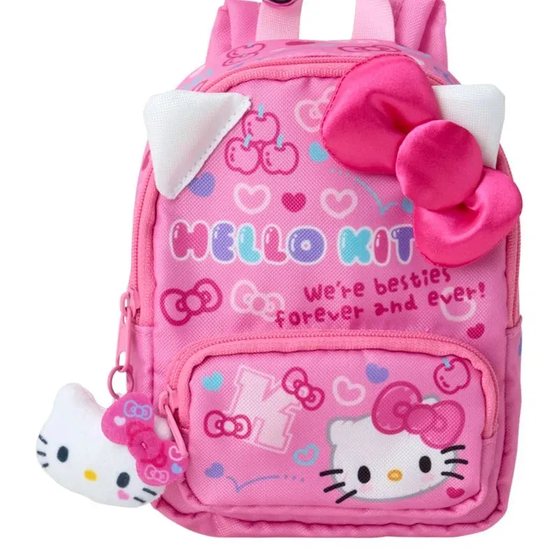 Hello Kitty Sparkling School mini veskeanheng med glidelås