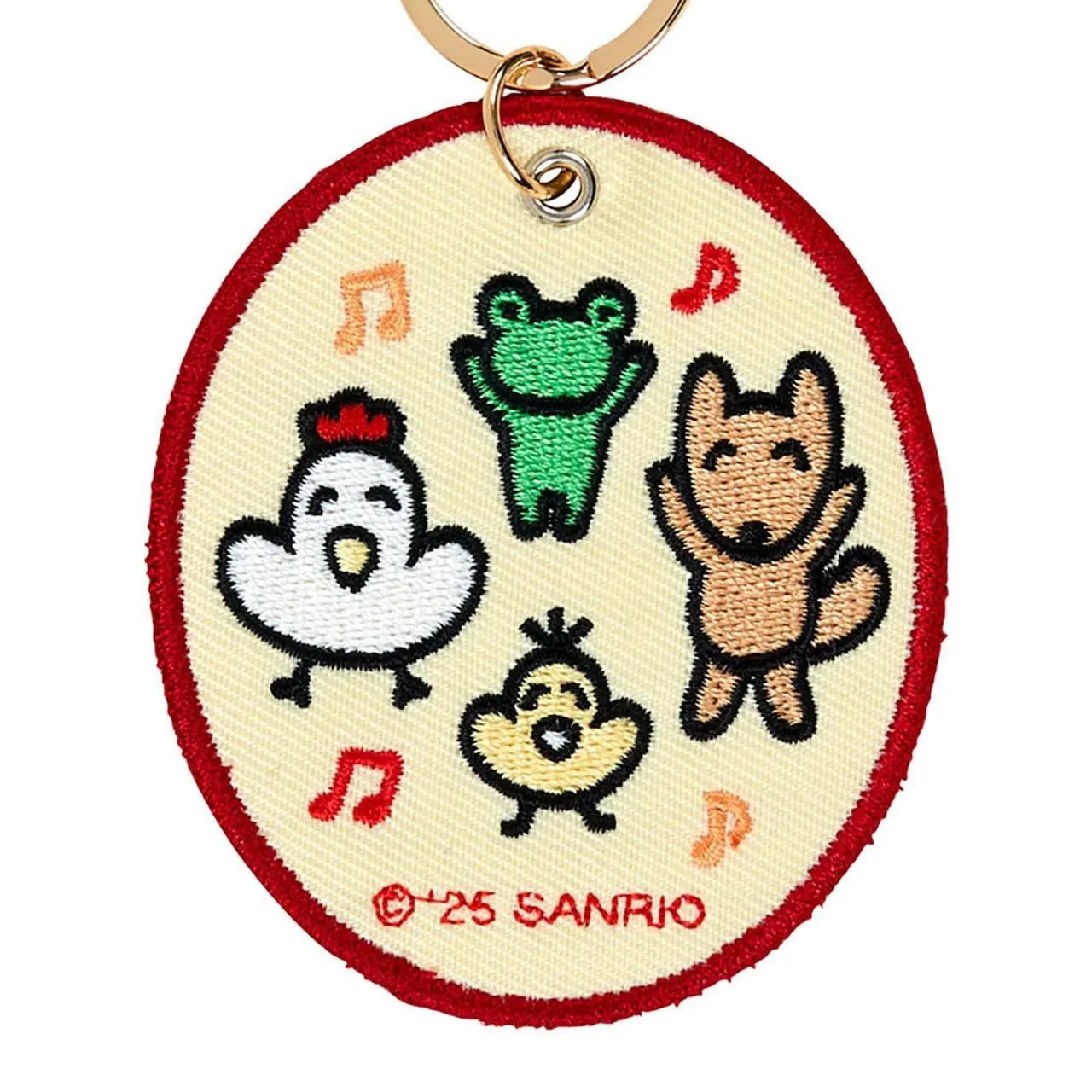 Hello Kitty Sanrio Character Award Series Minna No Tabo Mascot Badge Keychain