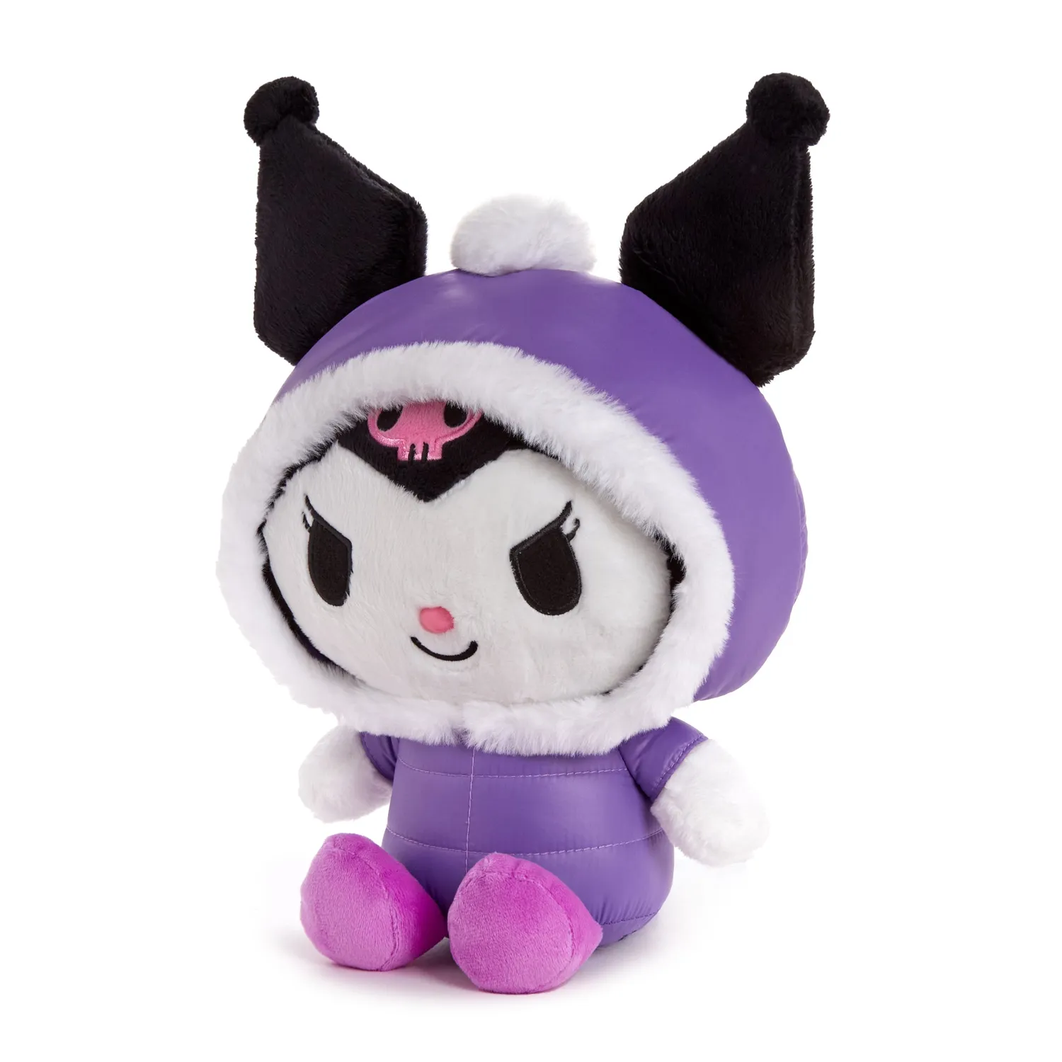 Hello Kitty Winter Puffer Series Kuromi 12" bamse med hettejakke