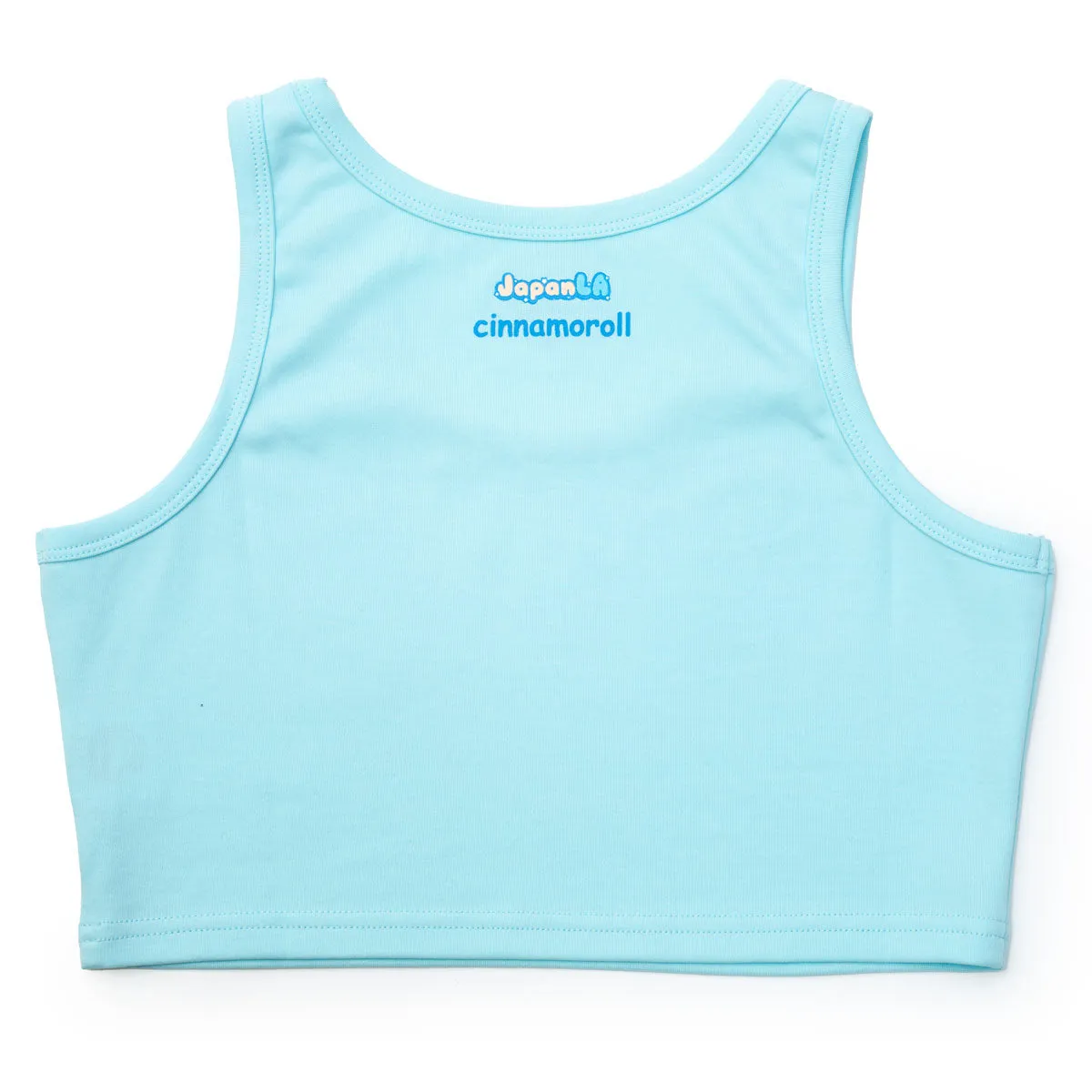 Hello Kitty Cinnamoroll JapanLA crop top blå bomull
