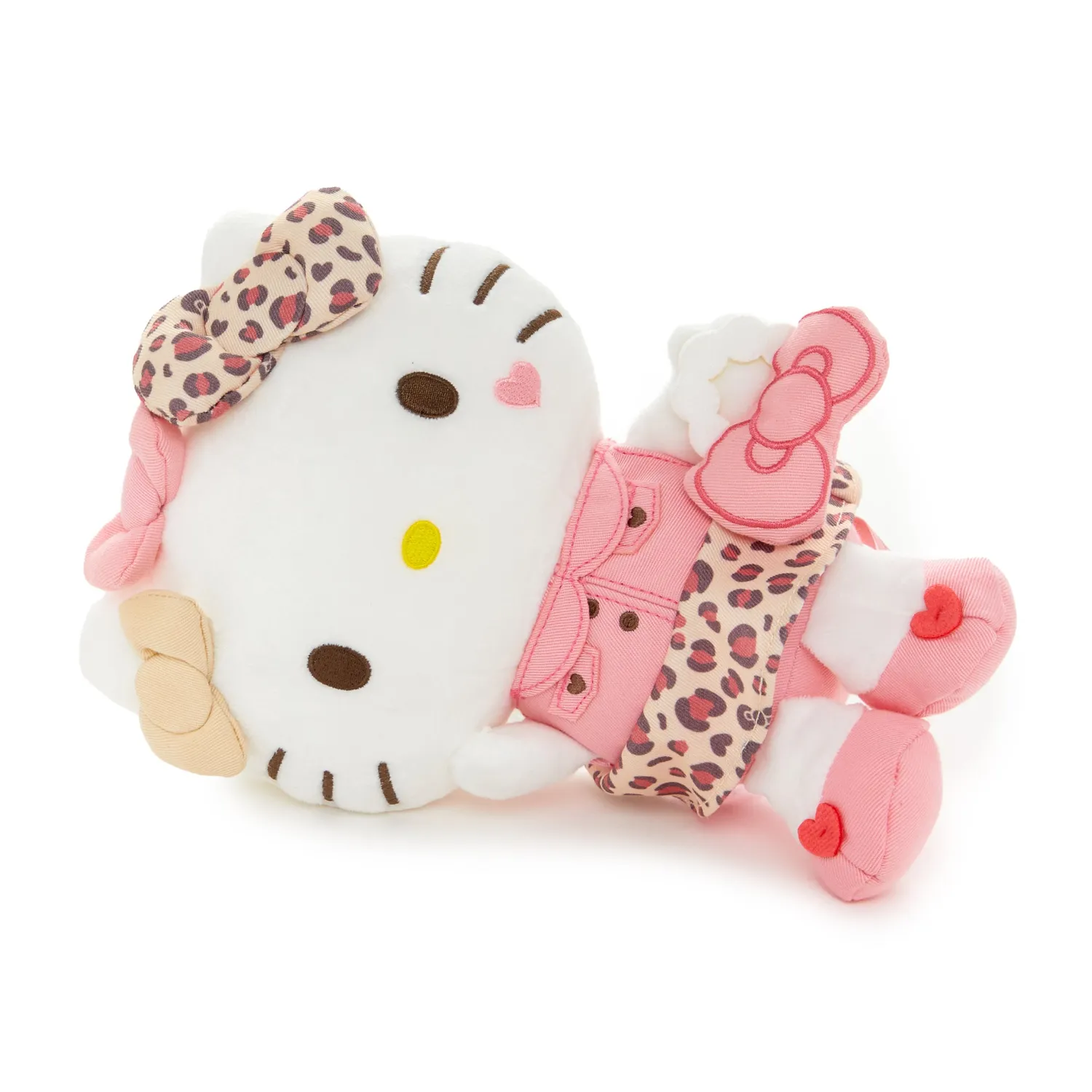 Hello Kitty Trendy Birthday 8 tommer kosedyr rosa leopard