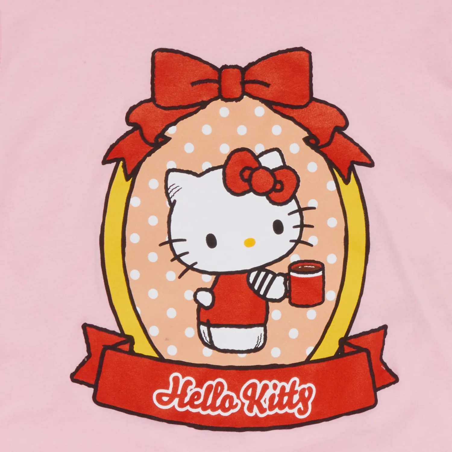 Hello Kitty Cozy Corner Toddler Frame Tee T-skjorte rosa 2T