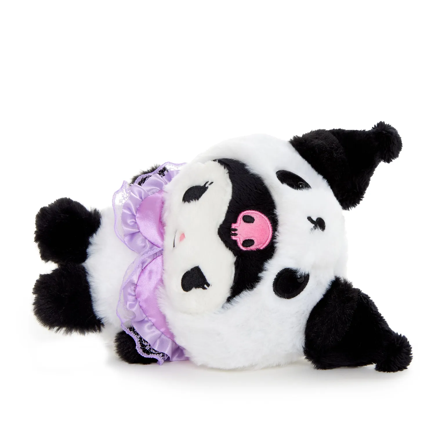 Hello Kitty Kuromi 6" Panda Bean-bamse med broderte detaljer