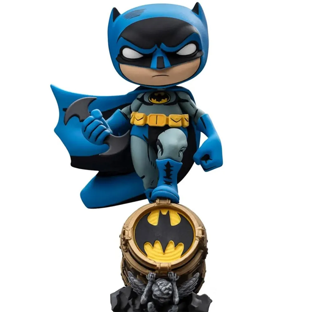 Batman MiniCo BATMAN on Bat-Signal blå vinylfigur
