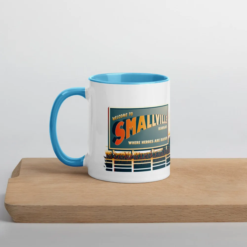 Batman SUPERMAN Welcome to Smallville krus 11 oz oransje