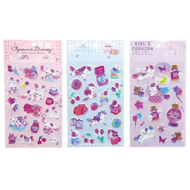 Neo Tokyo Kawaii Dreamy Sticker Sheet klistremerkeark tilfeldig motiv