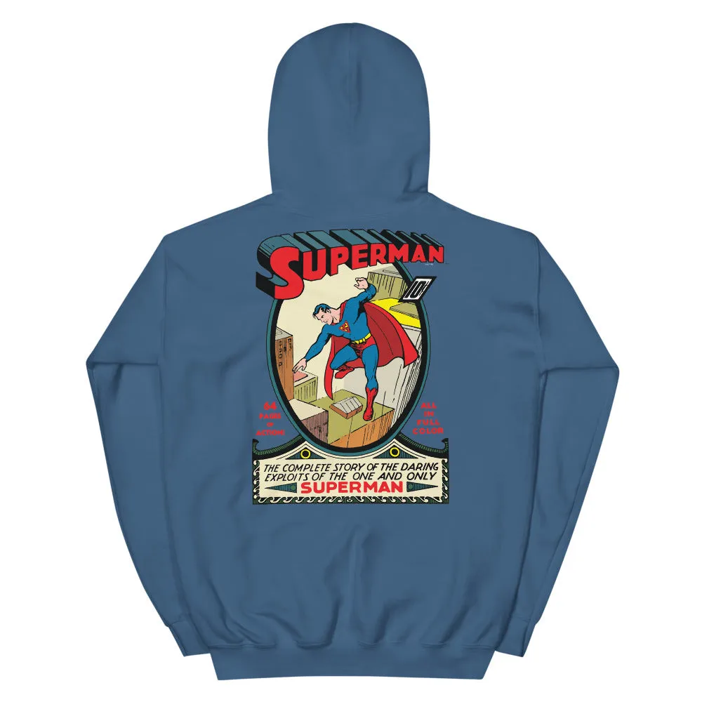 Batman SUPERMAN #1 brodert hettegenser svart bomull polyester
